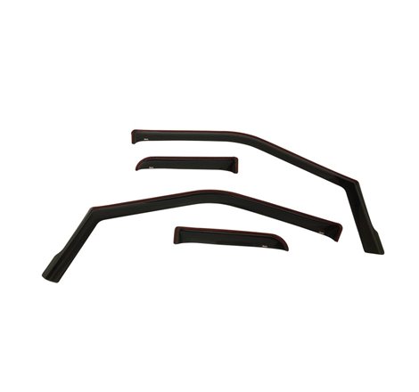 Westin 2015-2018 Ford F-150 SuperCab Wade In-Channel Wind Deflector 4pc - Smoke