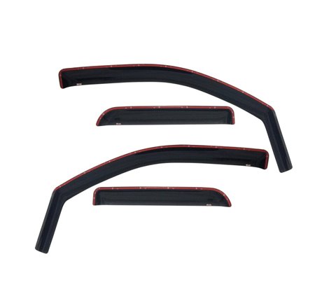 Westin 02-10 Ford//Mercury Explorer 4dr/Mountaineer Wade In-Channel Wind Deflector 4pc - Smoke