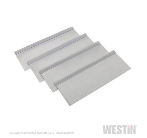 Westin/Brute 19inL x 3.5inH x 15inW Tray w/ 4 Silver Dividers - Yellow