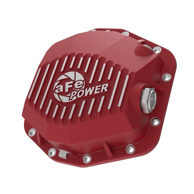 aFe Pro Series Rear Differential Cover Red 2018+ Jeep Wrangler (JL) V6 3.6L (Dana M220)