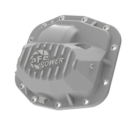 aFe Street Series Front Differential Cover Raw 2018+ Jeep Wrangler (JL) V6 3.6L (Dana M186)