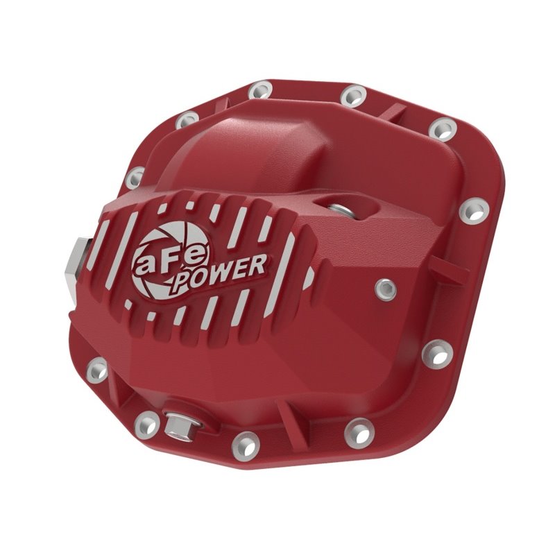 aFe Pro Series Front Differential Cover Red 2018+ Jeep Wrangler (JL) V6 3.6L (Dana M186)
