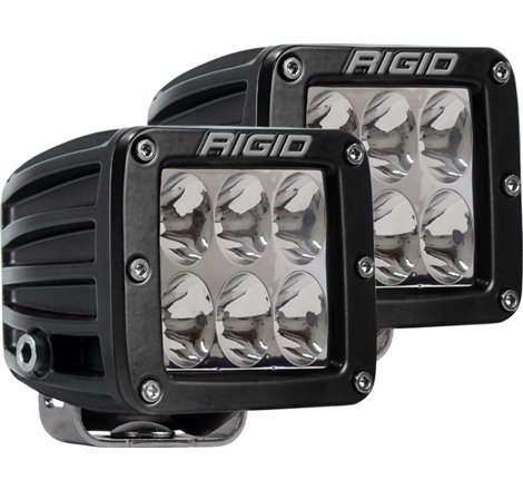 Rigid Industries D Series - Driving SM Amber (Pair) - 6 LEDs