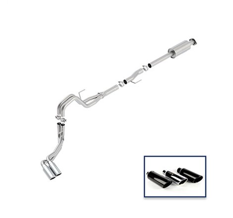 Ford Racing 15-18 F-150 5.0L Cat-Back Extreme Exhaust System Side Exit w/ Chrome Tips