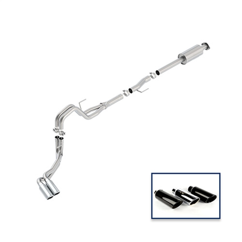 Ford Racing 15-18 F-150 5.0L Cat-Back Extreme Exhaust System Side Exit w/ Chrome Tips