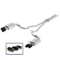 Ford Racing 2018+ Mustang GT 5.0L Cat-Back Extreme Exhaust System w/ Quad Black Chrome Tips