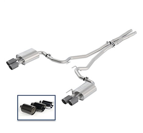 Ford Racing 2018+ Mustang GT 5.0L Cat-Back Extreme Exhaust System w/ Quad Carbon Fiber Tips