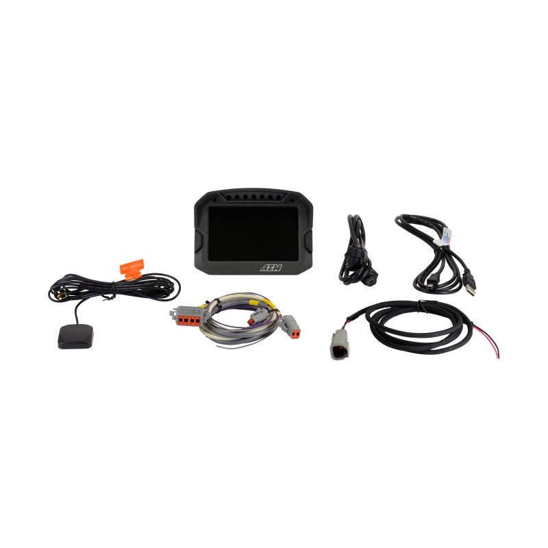 AEM CD-5LG Carbon Logging Digital Dash Display w/ Internal 10Hz GPS & Antenna