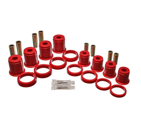 Energy Suspension 84-01 Jeep Cherokee/Wagoneer/Comanche 2WD Red Front Control Arm Bushings