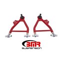 BMR 94-04 Mustang Lower A-Arms (Coilover Only) w/ Adj. Rod End and Tall Ball Joint - Red