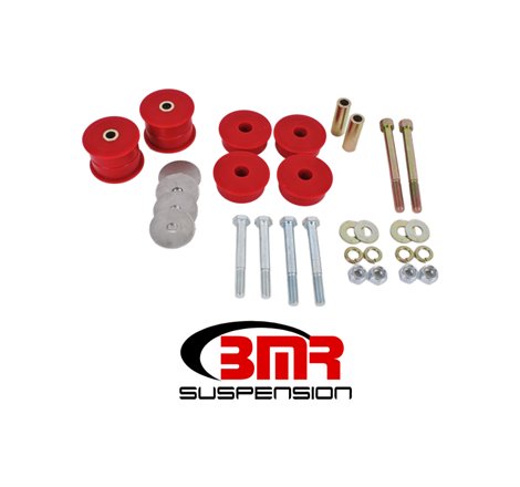 BMR 15-17 S550 Mustang Differential Bushing Kit (Polyurethane) - Red