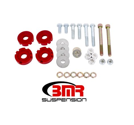 BMR 15-17 S550 Mustang Differential Lockout Bushing Kit (Polyurethane) - Red