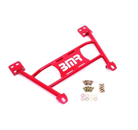 BMR 05-14 S197 Mustang Radiator Support Chassis Brace - Red