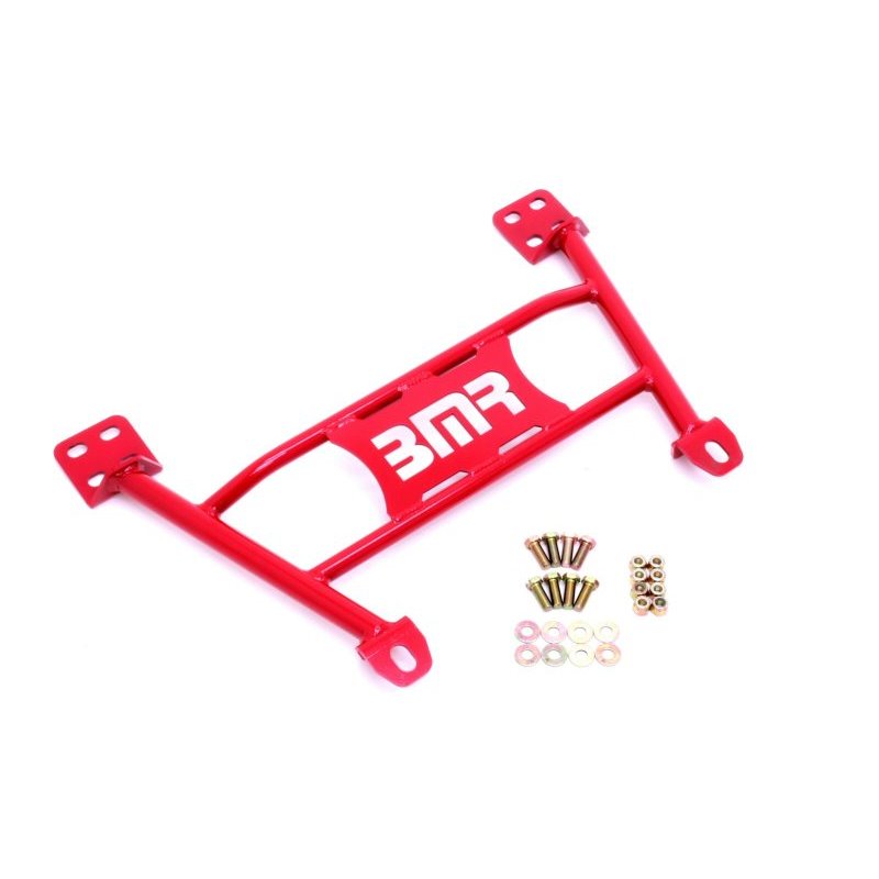 BMR 05-14 S197 Mustang Radiator Support Chassis Brace - Red
