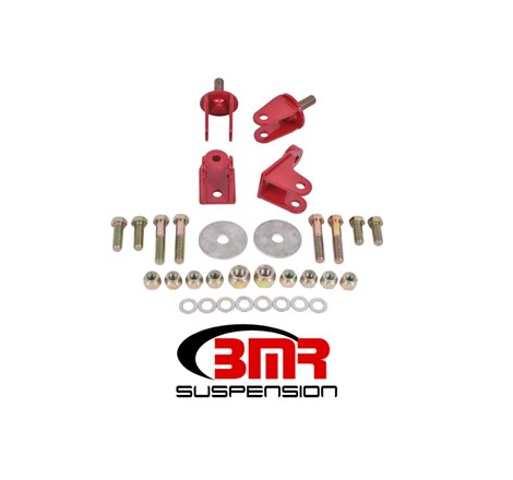 BMR 79-04 Fox Mustang Rear Coilover Conversion Kit w/o Control Arm Bracket - Red