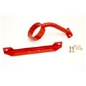 BMR 05-10 S197 Mustang Front Driveshaft Safety Loop - Red