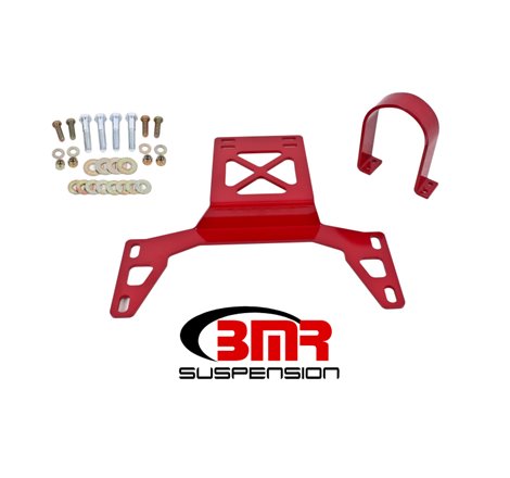 BMR 07-14 Shelby GT500 Front Driveshaft Safety Loop - Red