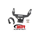 BMR 08-17 Challenger Front Driveshaft Safety Loop - Black Hammertone