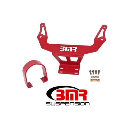 BMR 08-17 Challenger Front Driveshaft Safety Loop - Red