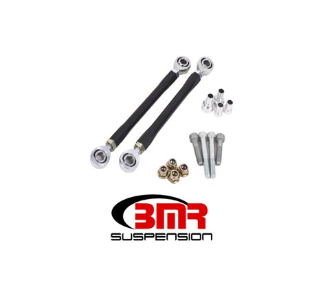 BMR 08-17 Challenger Rear Sway Bar End Link Kit - Black