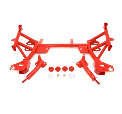 BMR 93-02 F-Body K-Member w/ SBC/BBC Motor Mounts and Pinto Rack Mounts - Red