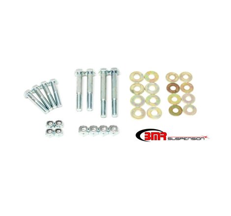 BMR 93-02 F-Body Front Upper/Lower Control Arm Hardware Kit - Zinc plated