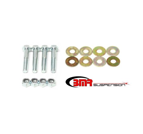 BMR 93-02 F-Body Front Upper Control Arm Hardware Kit - Zinc plated