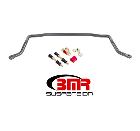 BMR 78-87 G-Body Front Solid 1.25in Sway Bar Kit w/ Bushings - Black Hammertone