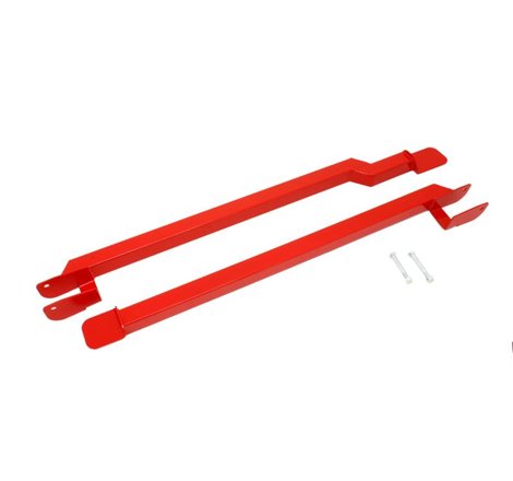 BMR 93-02 F-Body Non-Convertible Weld-On Boxed Subframe Connectors - Red