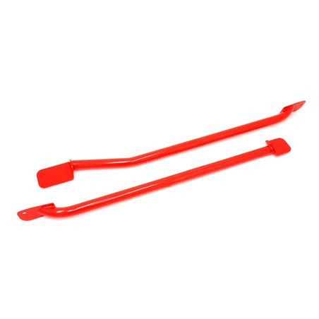 BMR 93-02 F-Body Non-Convertible Weld-On Tubular Subframe Connectors - Red