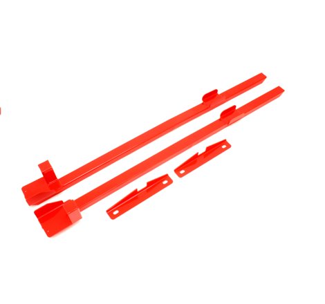 BMR 79-93 Fox Mustang Hardtop Only Weld-On Boxed Premium Subframe Connectors - Red