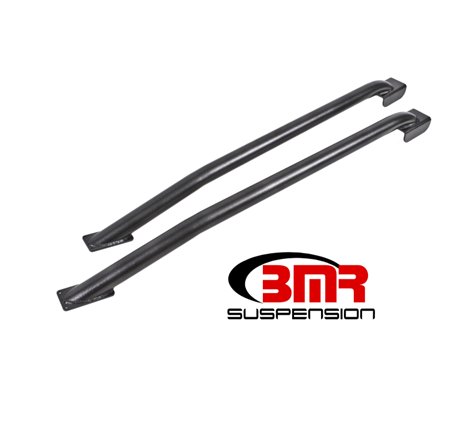 BMR 79-04 Fox Mustang Hardtop Only Weld-On Boxed STD. Subframe Connectors - Black Hammertone