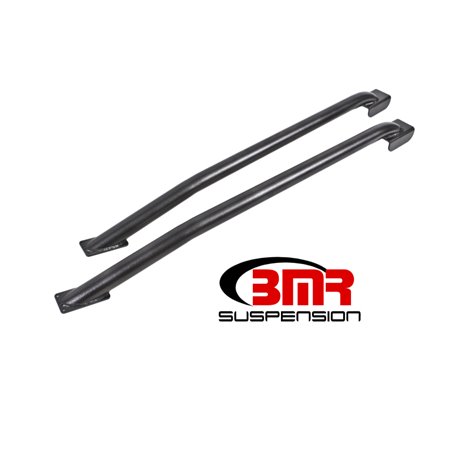 BMR 79-04 Fox Mustang Hardtop Only Weld-On Boxed STD. Subframe Connectors - Black Hammertone