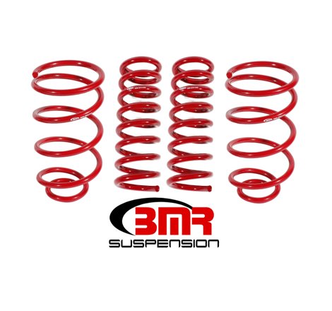 BMR 64-66 A-Body Lowering Spring Kit (Set Of 4) - Red