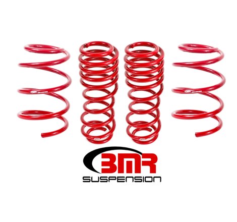 BMR 07-14 Shelby GT500 Lowering Springs (Set Of 4) - Red