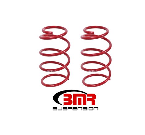 BMR 07-14 Shelby GT500 Front Drag Version Lowering Springs - Red