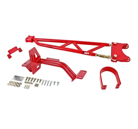BMR 93-02 F-Body w/ DSL Torque Arm Tunnel Mount (For Long Tube Headers) - Red