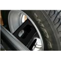Rampage 2007-2018 Jeep Wrangler(JK) Rear Tire Mount Kit - Black