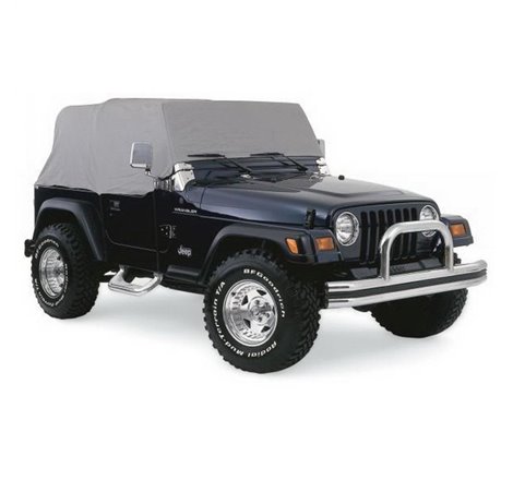 Rampage 1976-1986 Jeep CJ7 Cab Cover With Door Flaps - Grey