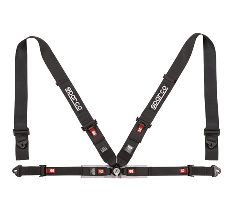 Sparco Belt 4Pt 3in/2in Competition Harness - Black