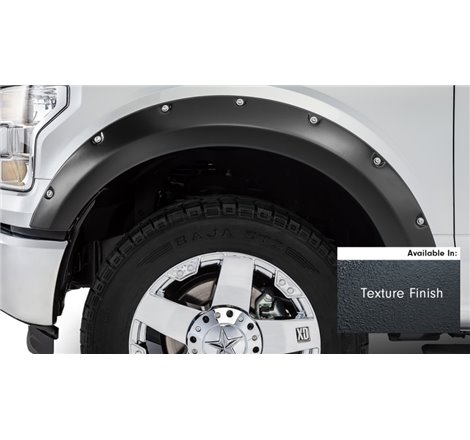 Stampede 2015-2017 Ford F-150 67.1/78.9/97.6in Bed Ruff Riderz Fender Flares 4pc Textured