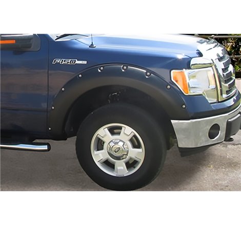 Stampede 2009-2014 Ford F-150 67.0/78.8/97.4in Bed Ruff Riderz Fender Flares 4pc Smooth