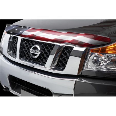Stampede 2005-2015 Nissan Armada Vigilante Premium Hood Protector - Flag