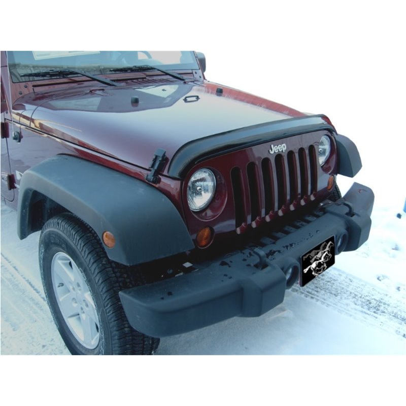 Stampede 2007-2018 Jeep Wrangler(JK) Vigilante Premium Hood Protector - Smoke