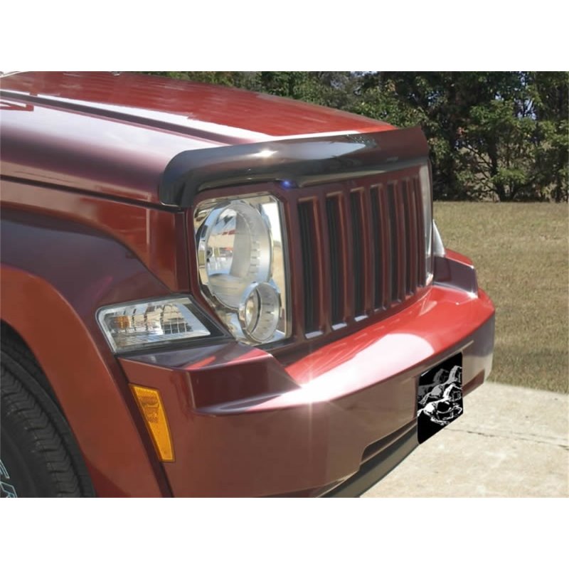 Stampede 2008-2014 Jeep Liberty Vigilante Premium Hood Protector - Smoke