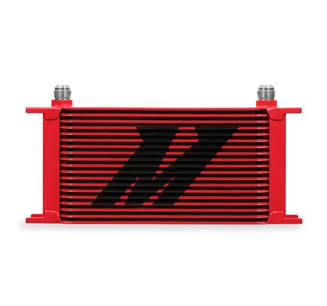 Mishimoto Universal 19 Row Oil Cooler - Red