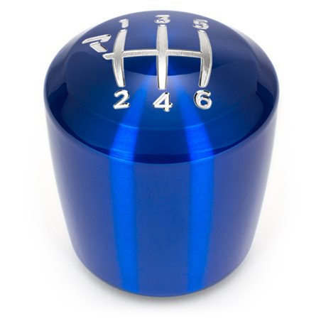 Raceseng Ashiko Shift Knob (Gate 1 Engraving) Mini R50 / R52 / R53 Adapter - Blue Translucent