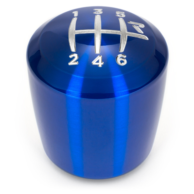Raceseng Ashiko Shift Knob (Gate 2 Engraving) 1/2in.-20 Adapter - Blue Translucent