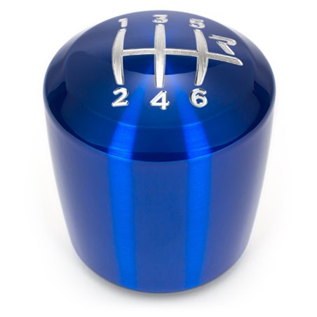 Raceseng Ashiko Shift Knob (Gate 2 Engraving) 1/2in.-20 Adapter - Blue Translucent