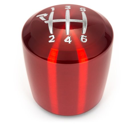 Raceseng Ashiko Shift Knob (Gate 1 Engraving) M12x1.5mm Adapter - Red Translucent